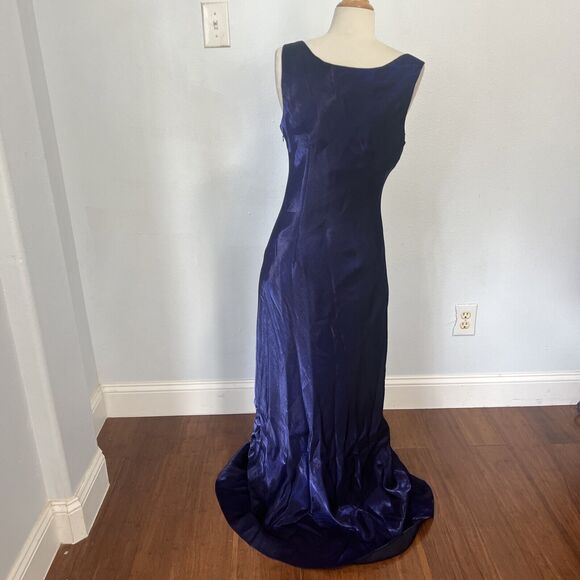 ALEX EVENINGS Shimmer Beaded Whimsigoth Fairycore  Formal Gown Dress 12 - Picture 4 of 7